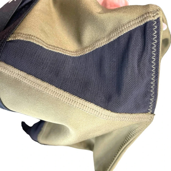 Ivy Park Olive Green Logo‎ Band Racerback Sports Bra Size Small - Picture 4 of 7